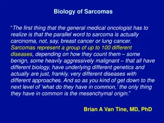 Insights into Sarcomas: Biology, Management, Results