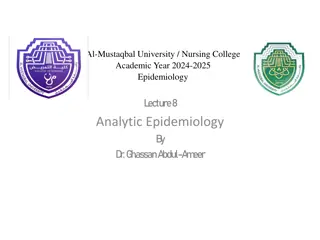 Epidemiology: Analyzing Health Problems and Causes