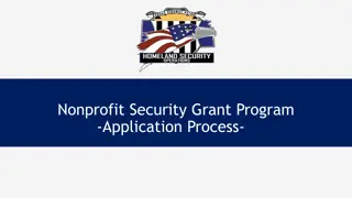 Nonprofit Security Grant Program Overview