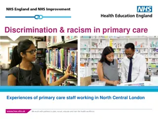 Discrimination and Racism in Primary Care: Insights from North Central London