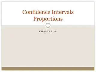 Confidence Intervals Proportions: Understanding Sampling Distributions and Predictions
