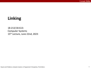 Linking in Computer Systems at Carnegie Mellon University
