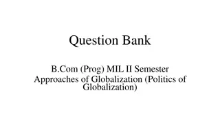 Globalization: Dimensions, Challenges, and Impacts
