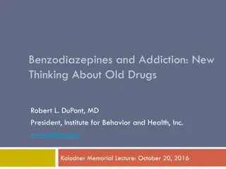 Benzodiazepine Misuse and Addiction