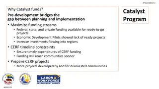Catalyst Program Overview: Funding Streams, Timeline, and Impact