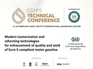 Advanced Isomerization and Reforming Technologies for Euro-5 Gasoline Enhancement