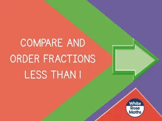 Math Fractions and Comparisons