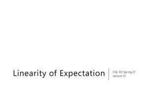 Linearity of Expectation in Random Variables