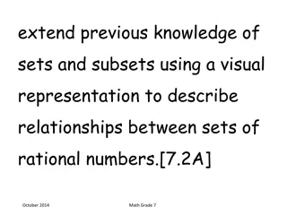 Relationships Between Sets of Rational Numbers