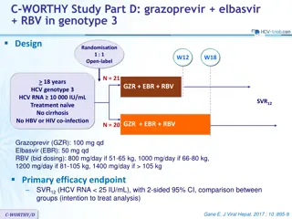 Grazoprevir and Elbasvir Combination Study in Genotype 3 HCV Patients