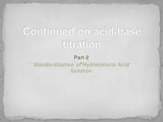 Acid-Base Titration Fundamentals