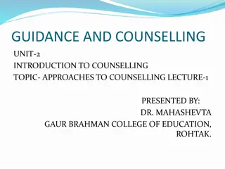 Directive Approach to Counselling in Education