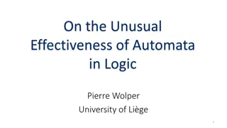 Unusual Effectiveness of Automata in Logic: Threads and Synthesis