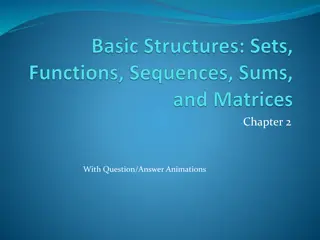 Set Theory Basics and Operations