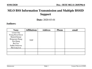 IEEE 802.11-20/0396r4 BSS Information Transmission