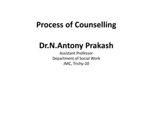 Process of Counselling Explained by Dr. N. Antony Prakash