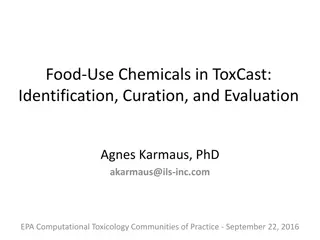 Identifying Food-Use Chemicals: ToxCast Evaluation & Curation