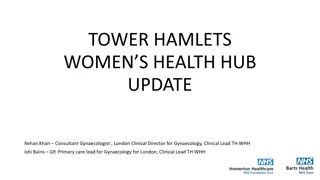 Tower Hamlets Women's Health Hub Update and Future Initiatives