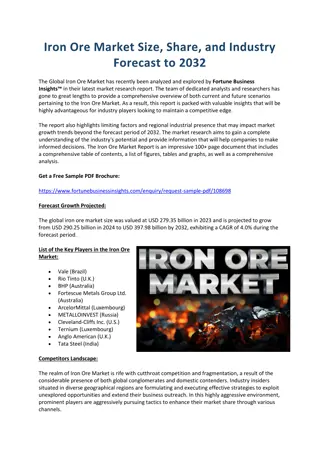 Iron Ore Market Size, Share, and Industry Forecast to 2032