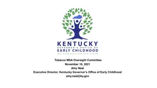 Kentucky Governor's Early Childhood Initiatives and Funding Allocation
