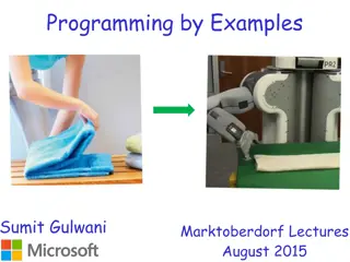 Program Synthesis through Examples and Search Methodology