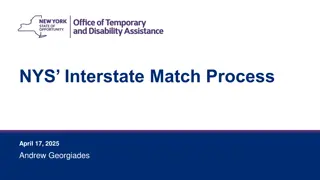 NYS Interstate Match Process - April 17, 2025 Summary & Details