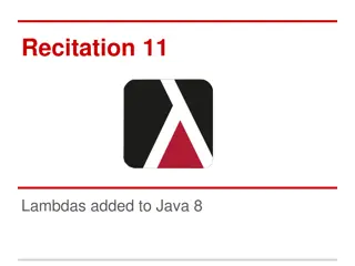 Lambdas in Java 8