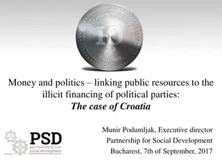 Link Between Public Resources and Illicit Political Financing in Croatia