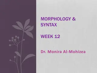 Prototype Theory and Word Classes in Morphology and Syntax