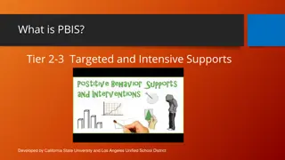 PBIS Tier 2-3 Behavioral Intervention