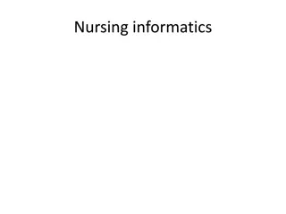 Nursing Informatics: Applications and Impact