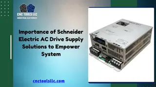 Importance of Schneider Electric AC Drive Supply Solutions to Empower System