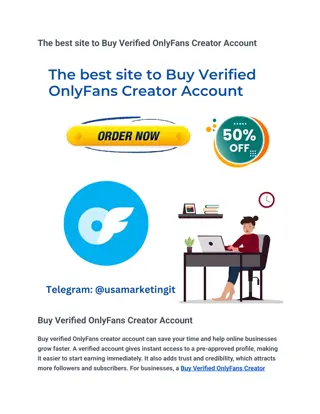 The best site to Buy Verified OnlyFans Creator Account