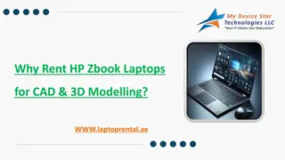 Why Rent HP Zbook Laptops for CAD & 3D Modelling?