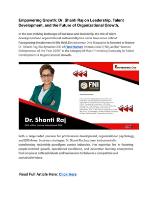 Empowering Growth_ Dr. Shanti Raj on Leadership, Talent Development, and the Future of Organizational Growth.