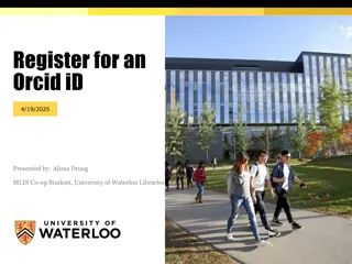 Unlock the Benefits of Registering for an Orcid ID