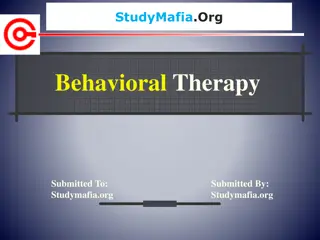 Behavioral Therapy