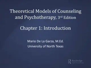 Counseling Theoretical Models: Advantages, Similarities, and Differences