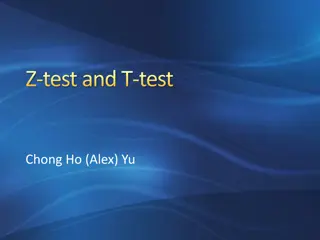 Z-test and T-test in Statistical Analysis