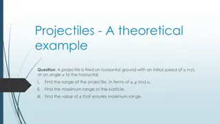 Projectile Motion: Finding Range, Maximum Range, and Optimal Angle