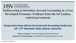 Introducing Accrual Accounting in a Developing Economy