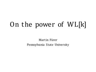 Power of WL[k] Graph Isomorphism