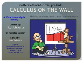 Function Analysis in Calculus