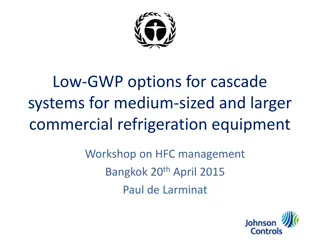 Low-GWP Options for Cascade Systems in Commercial Refrigeration