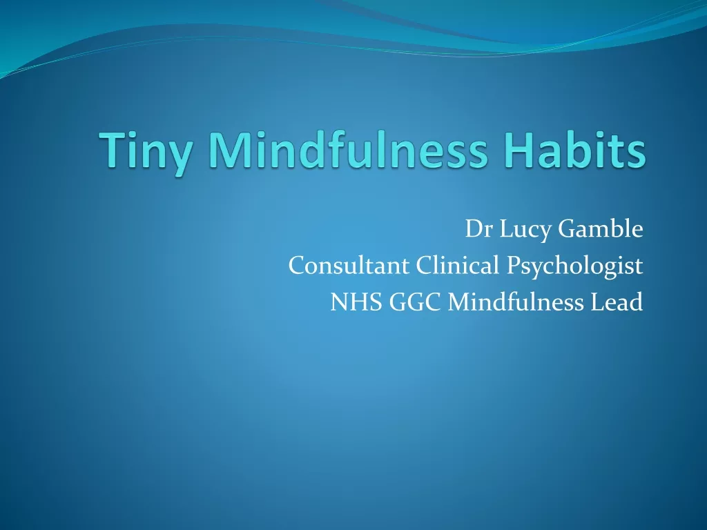 Unlocking the Power of Mindfulness with Dr. Lucy Gamble, Clinical Psychologist