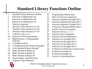 Functions and Arguments in Mathematics and Programming