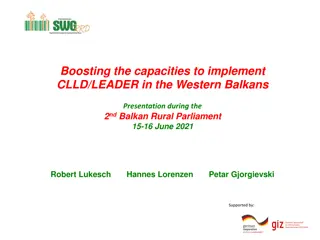 Boosting Capacities for CLLD/LEADER in Western Balkans