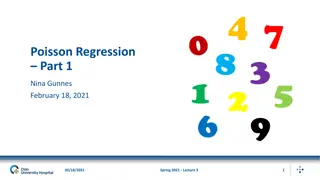 Poisson Regression and Distribution in Medical Applications