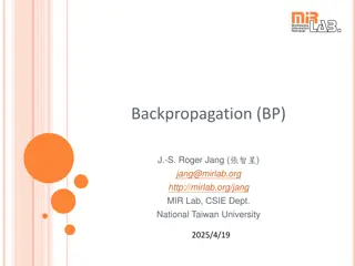 Backpropagation in Adaptive Networks