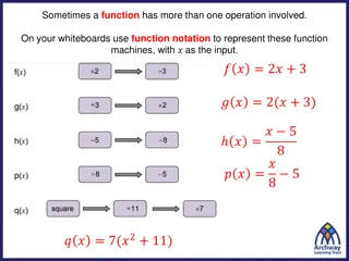 Function Machines and Inverse Operations in Mathematics